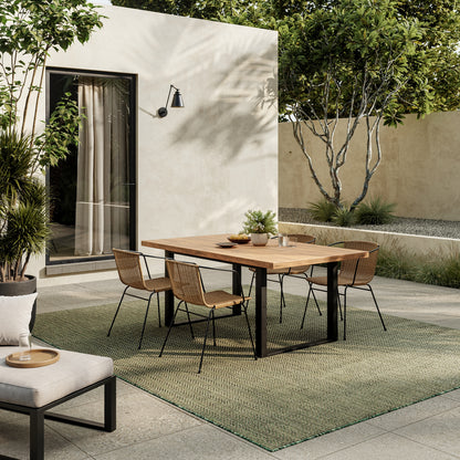 Nourison Home Horizon Indoor/Outdoor  Green  Contemporary