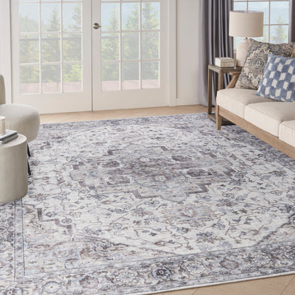 Nourison Home New Concept Washables  Ivory Beige  Traditional