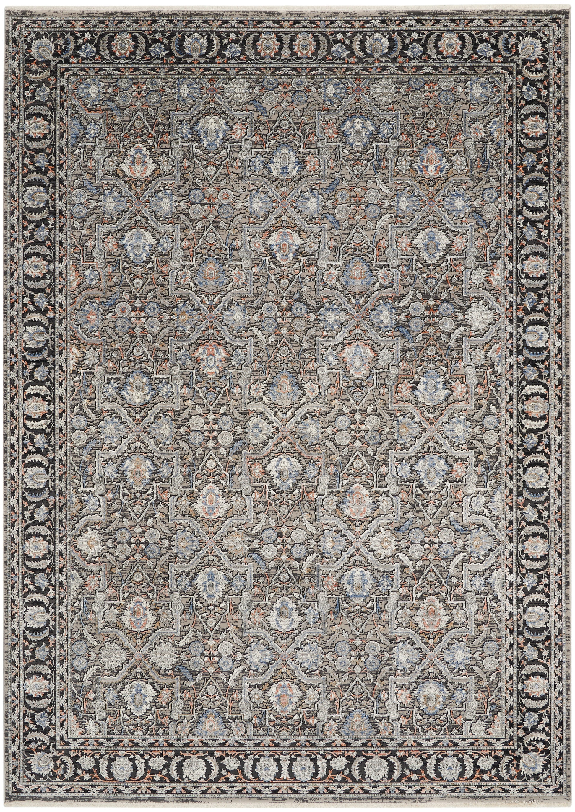 Nourison Home Starry Nights  Grey Navy  Traditional