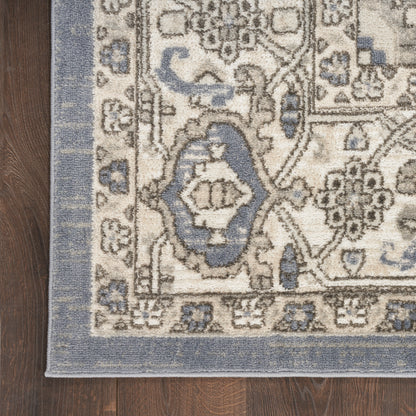 Nourison Home Quarry  Blue  Transitional