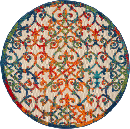 Nourison Home Aloha ALH21 Multicolor Contemporary Power-loomed Rugs