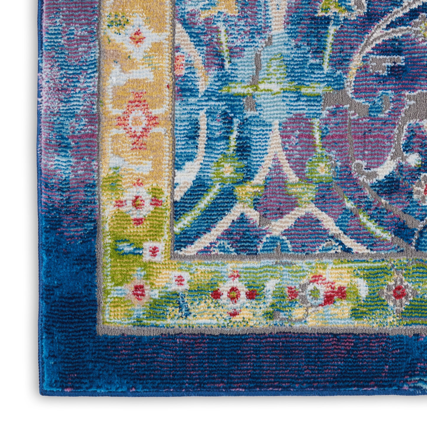 Nourison Home Ankara Global  Blue  Traditional