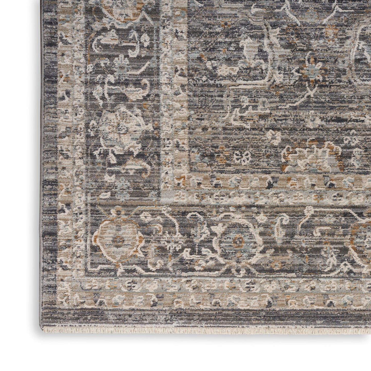 Nourison Home Lynx  Slate Multicolor  Transitional