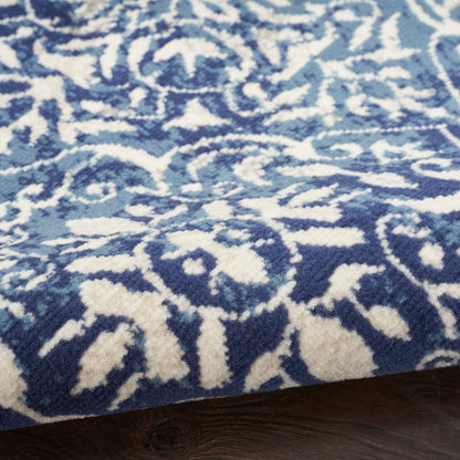Nourison Home Jubilant  Navy Ivory  Contemporary