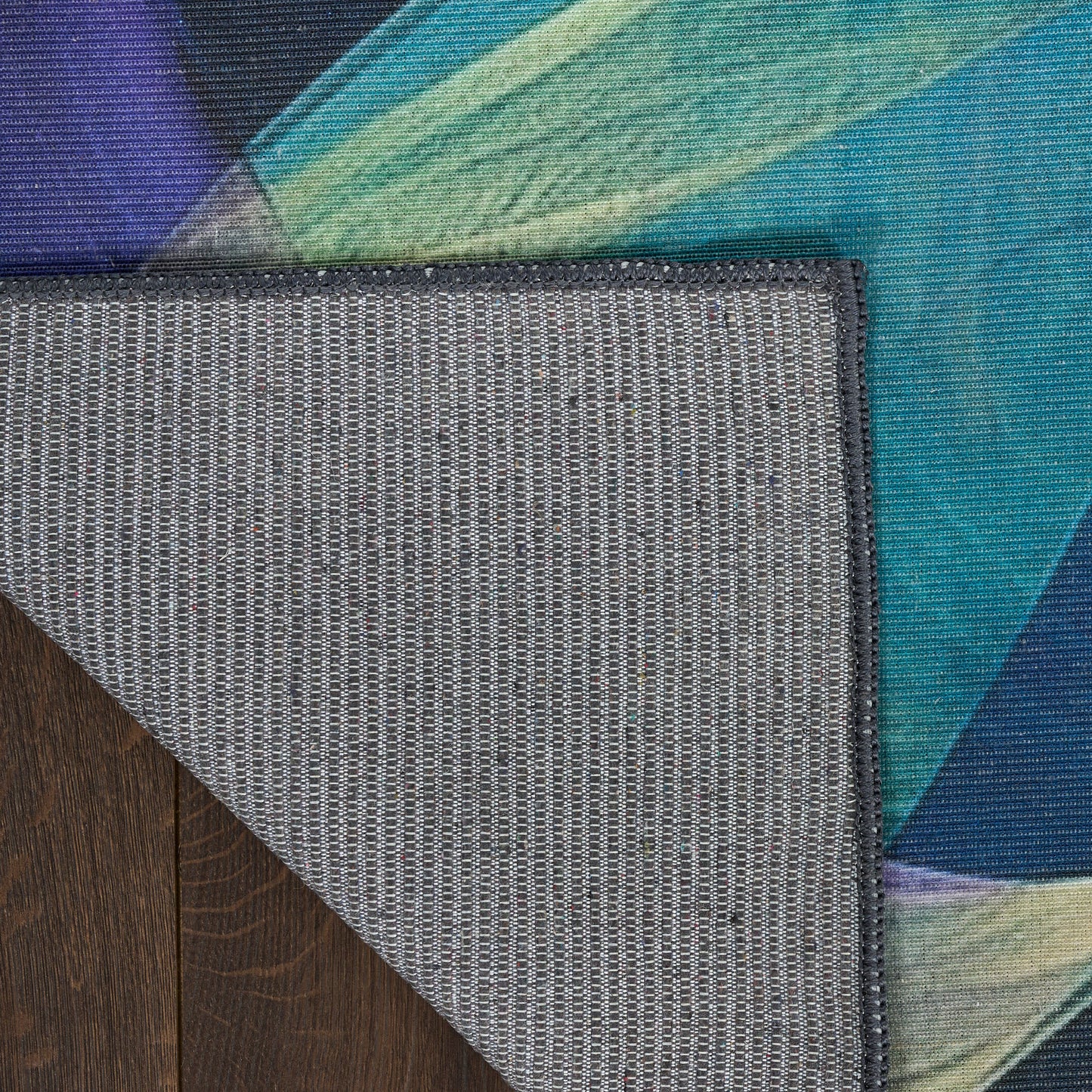 Nourison Home Nourison Washables  Blue Multicolor  Contemporary