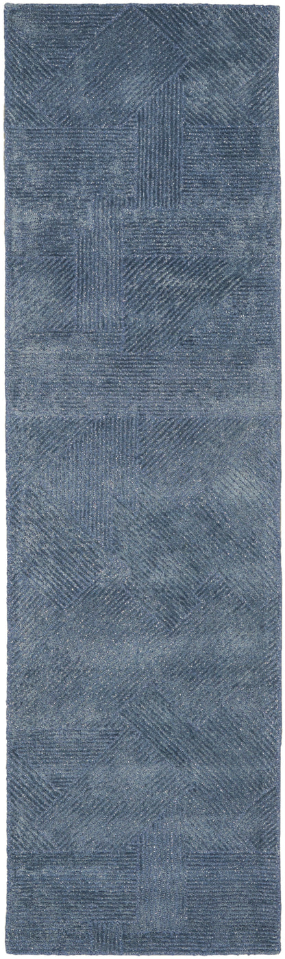 Michael Amini Ma30 Star SMR01 Blue Contemporary Hand Tufted Rug