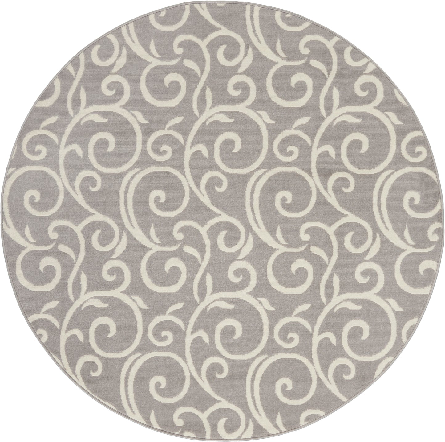 Nourison Home Grafix GRF19 Grey Contemporary Power-loomed Rug