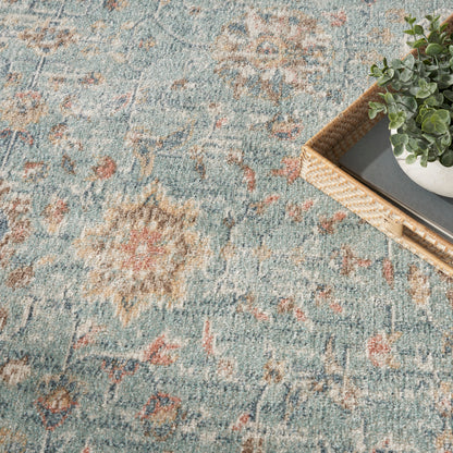 Nourison Home Washable Decor  Blue  Traditional