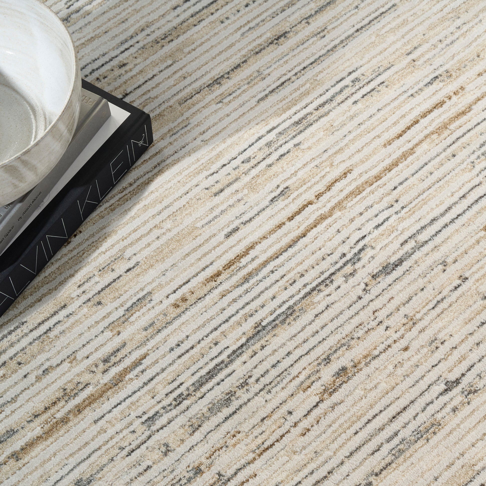 Calvin Klein CK078 Summit  Ivory Multicolor  Contemporary