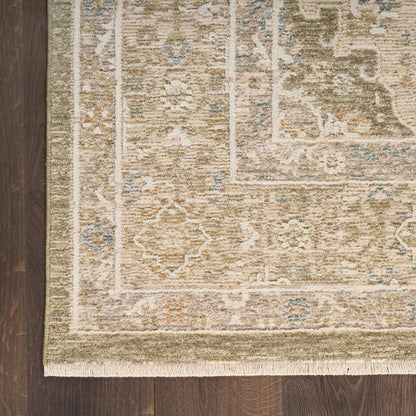 Nourison Home Retreat  Green  Traditional