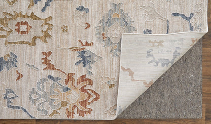 Feizy Pasha 39M8F Ivory Multi Transitional/Bohemian & Eclect Machinemade Rug - Rugs - Feizy - Atlanta Designer Rugs