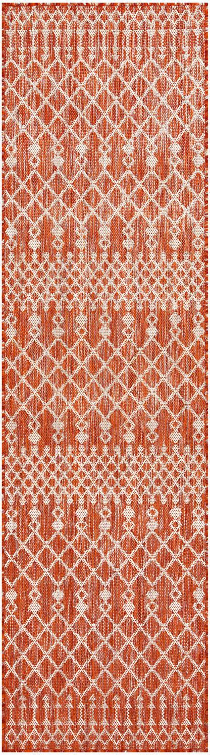 Nourison Home Positano POS02 Terracotta Contemporary Power-loomed Rug