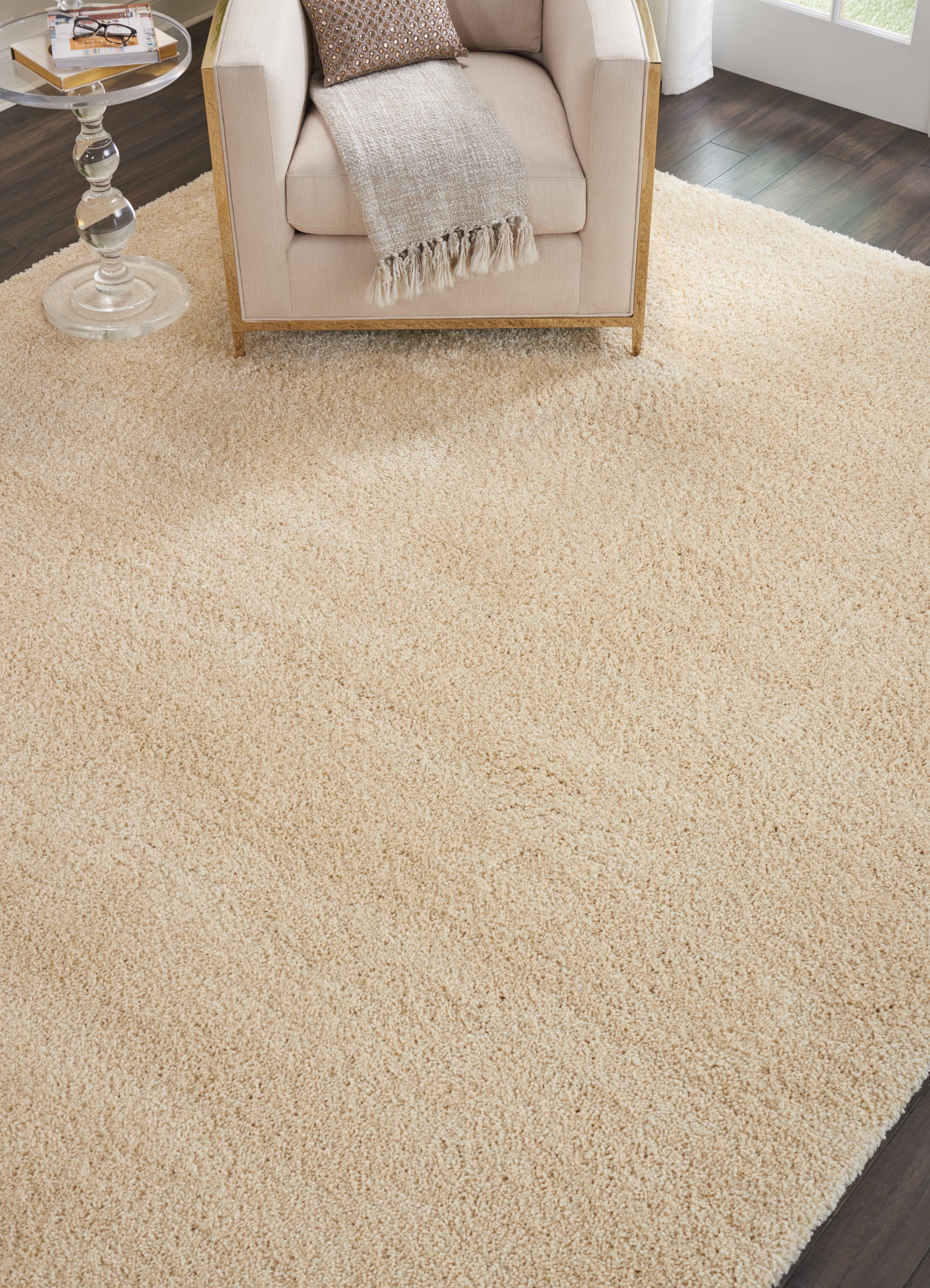 Nourison Home Malibu Shag  Cream  Contemporary