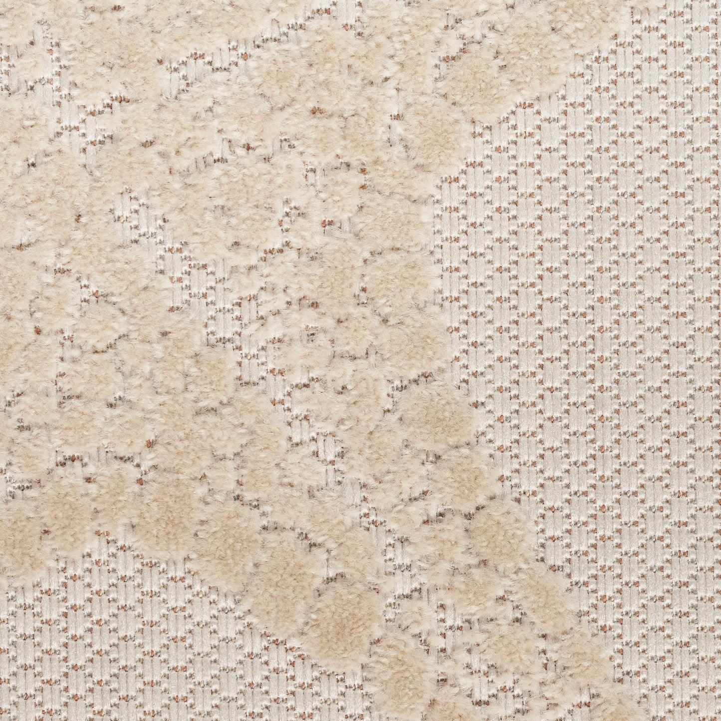 Nourison Home Aloha  Ivory Multicolor  Contemporary