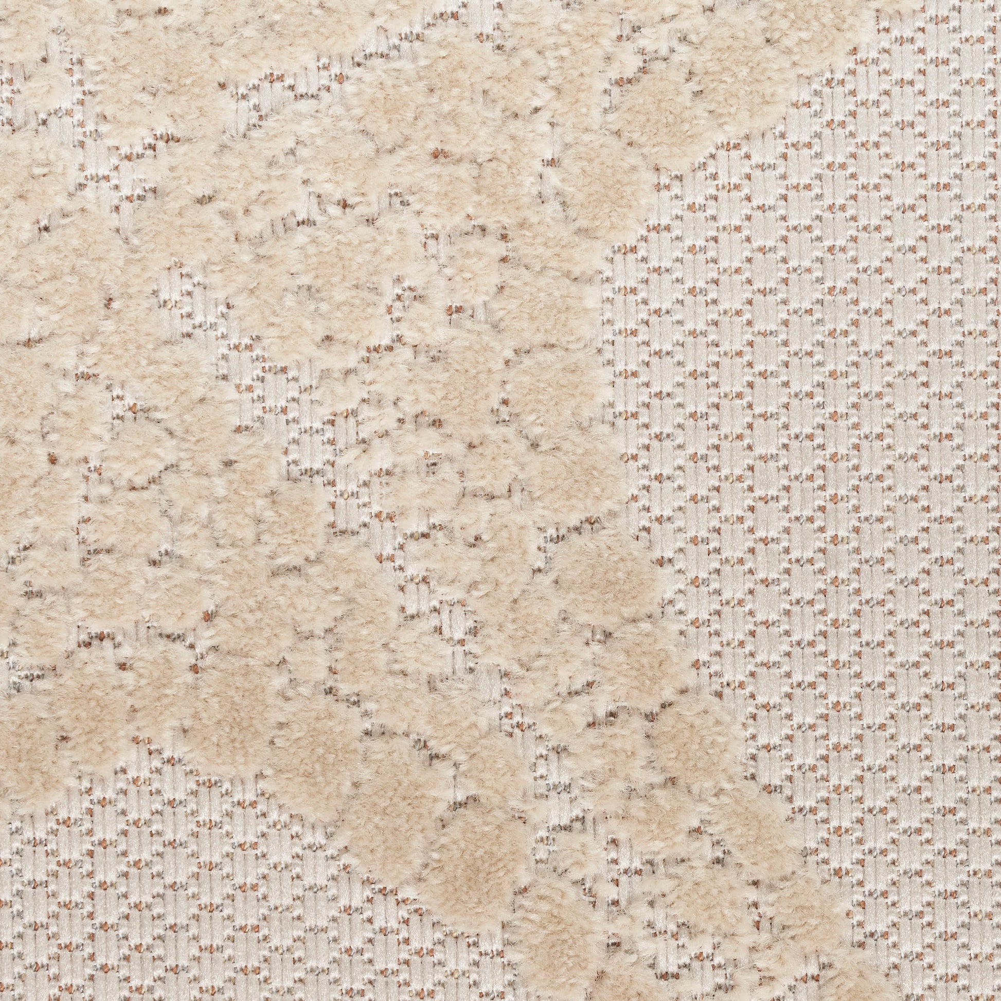 Nourison Home Aloha  Ivory Multicolor  Contemporary