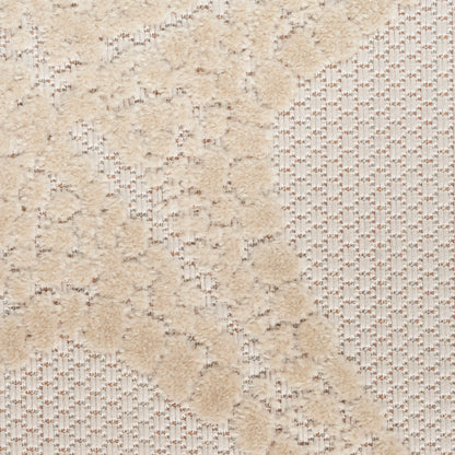 Nourison Home Aloha  Ivory Multicolor  Contemporary