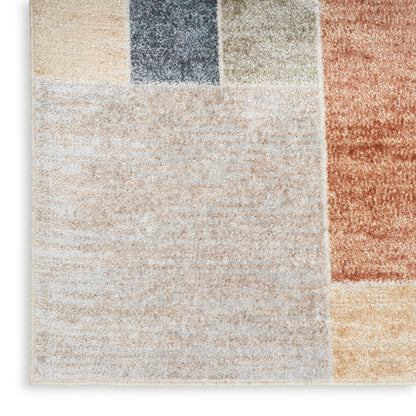 Nourison Home Astra Machine Washable  Multicolor  Contemporary