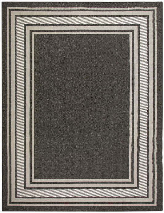 Nourison Home Horizon Indoor/Outdoor  Black  Contemporary