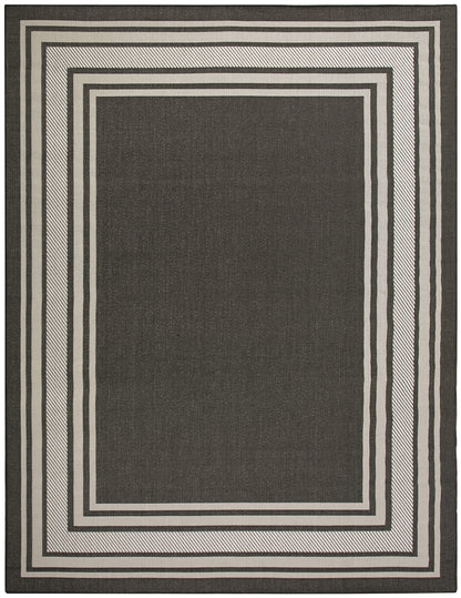 Nourison Home Horizon Indoor/Outdoor  Black  Contemporary