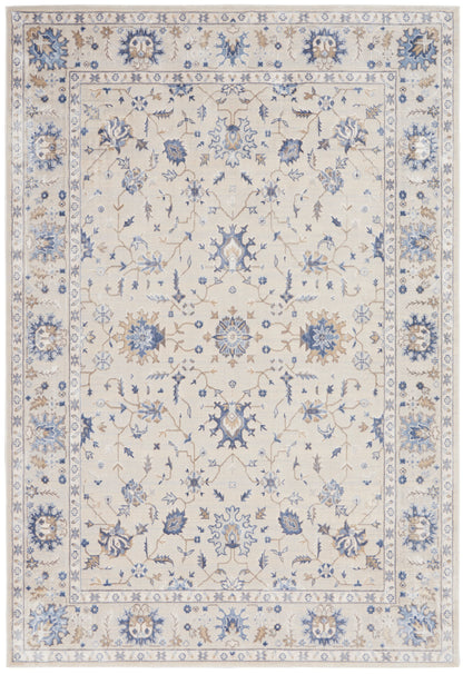 Nourison Home Silky Textures SLY09 Ivory Traditional Power-loomed Rug