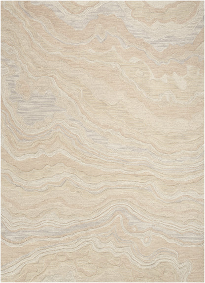 Nourison Home Graceful GRU01 Beige Contemporary Hand Tufted Rug