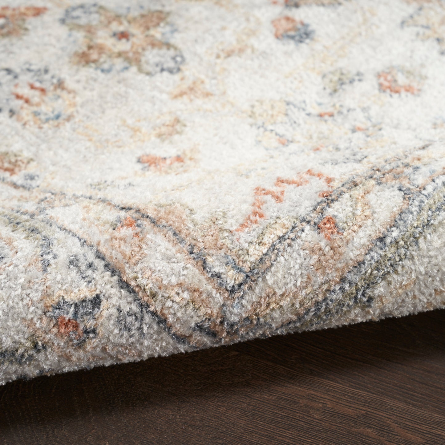 Nourison Home Astra Machine Washable  Grey Multicolor  Traditional