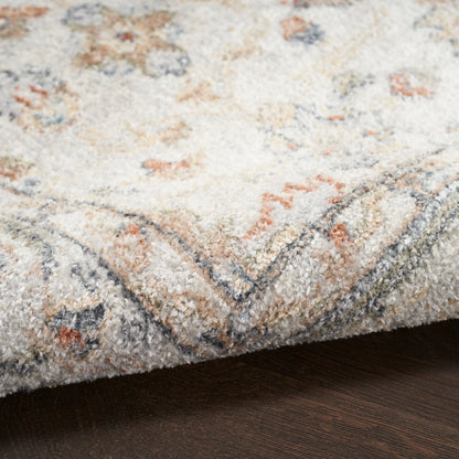 Nourison Home Astra Machine Washable  Grey Multicolor  Traditional
