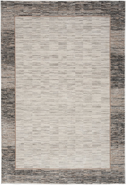 Nourison Home Desire DSR02 Grey Black Contemporary Power-loomed Rug