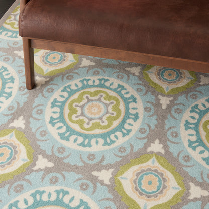 Waverly Sun N Shade  Jade  Contemporary