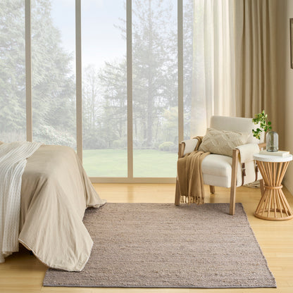 Nourison Home Natural Jute  Grey  Contemporary