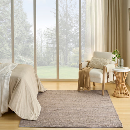 Nourison Home Natural Jute  Grey  Contemporary