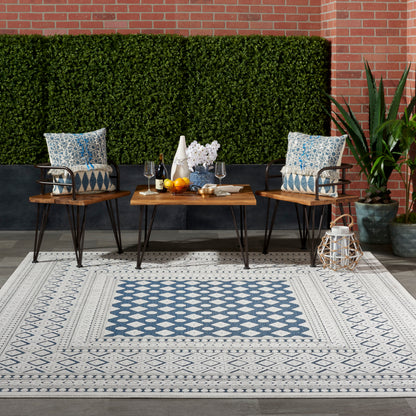 Nourison Home Key Largo  Blue  Transitional