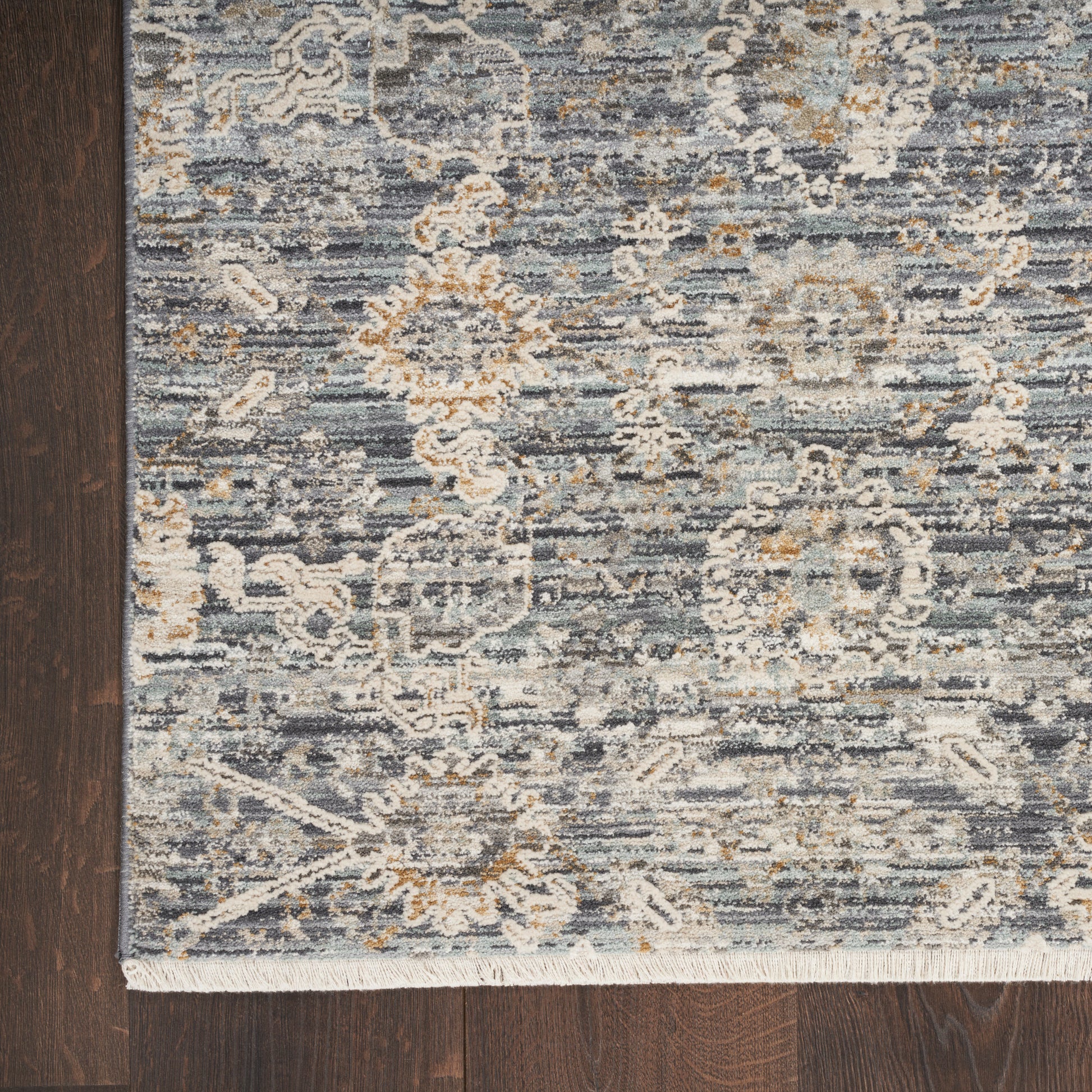 Nourison Home Lynx  Charcoal  Transitional