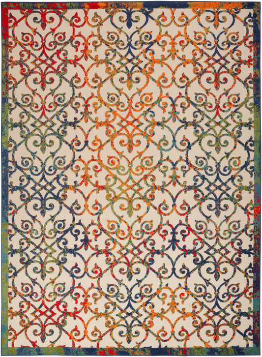 Nourison Home Aloha  Multicolor  Contemporary