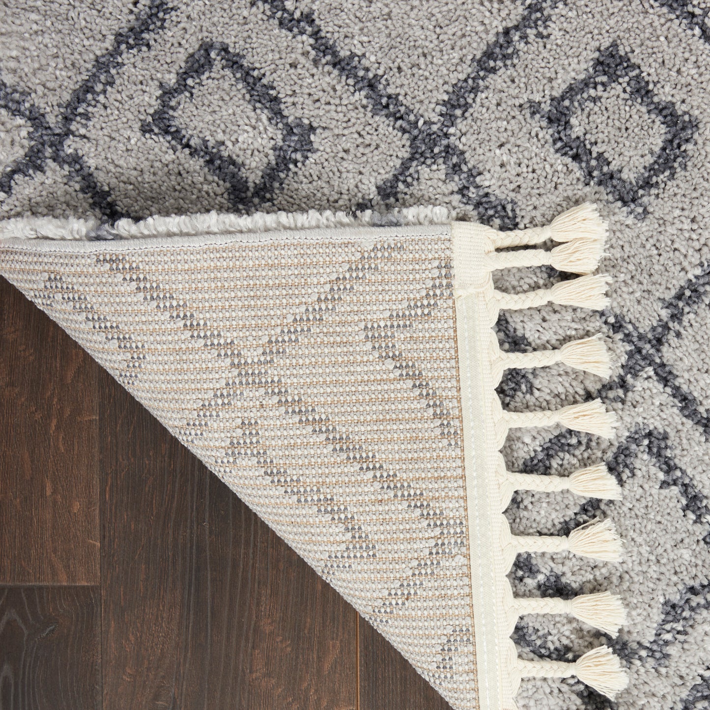 Nourison Home Serenity Shag  Grey Slate  