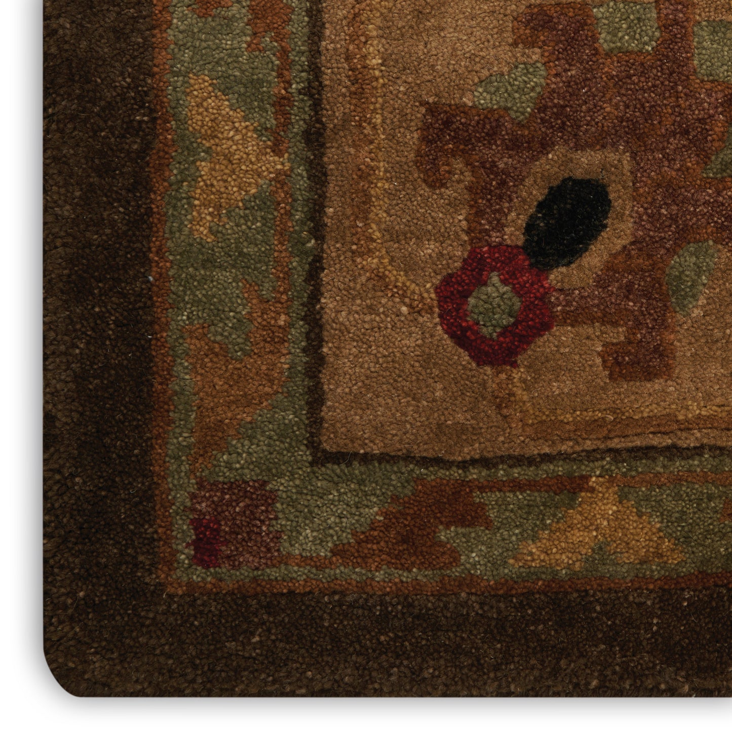 Nourison Home Tahoe  Espresso  Traditional