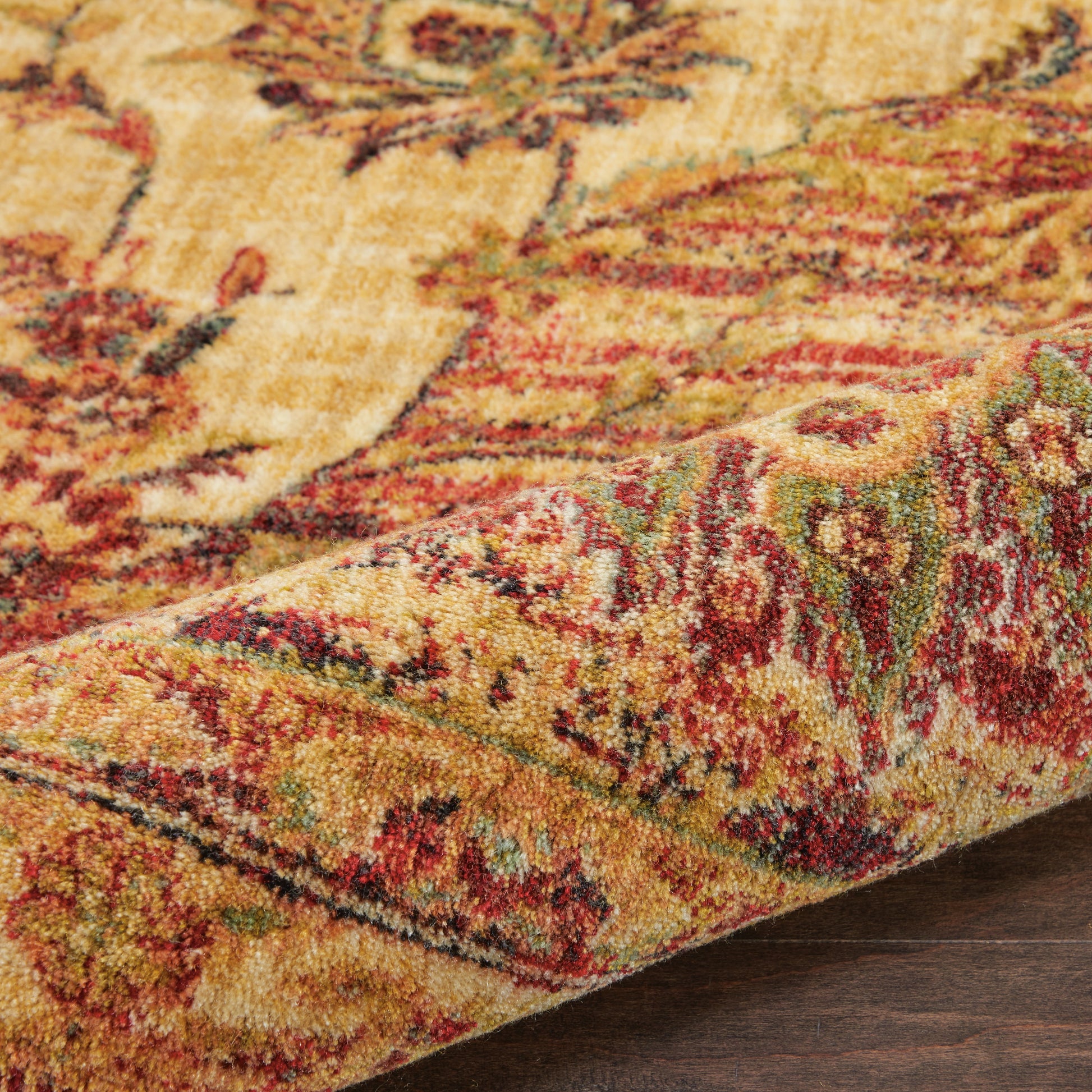 Nourison Home Jewel  Cream Red  Traditional