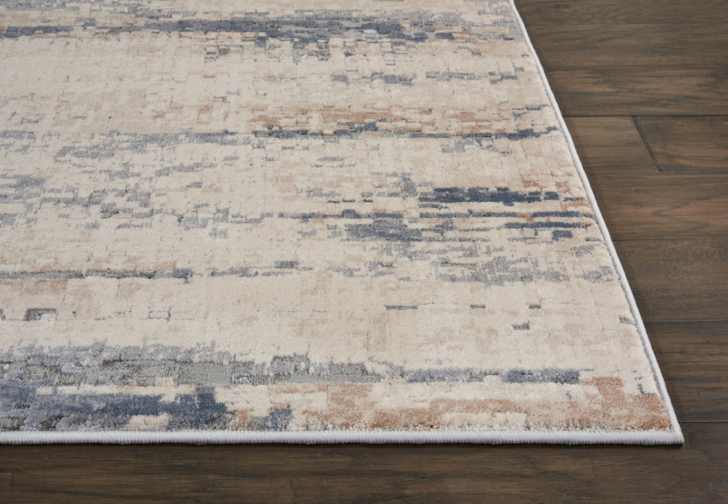 Nourison Home Rustic Textures  Beige Grey  Contemporary