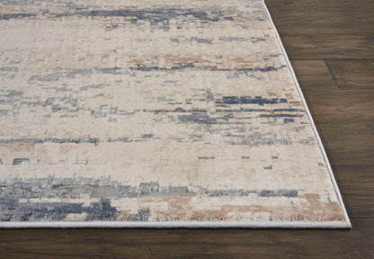 Nourison Home Rustic Textures  Beige Grey  Contemporary