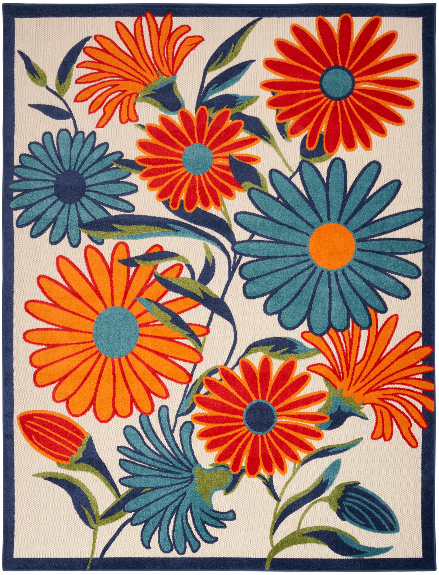 Nourison Home Aloha ALH33 Multicolor Contemporary Power-loomed Rugs