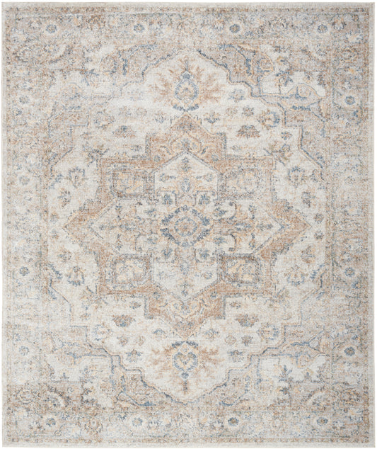 Nourison Home Astra Machine Washable  Silver Grey  Traditional