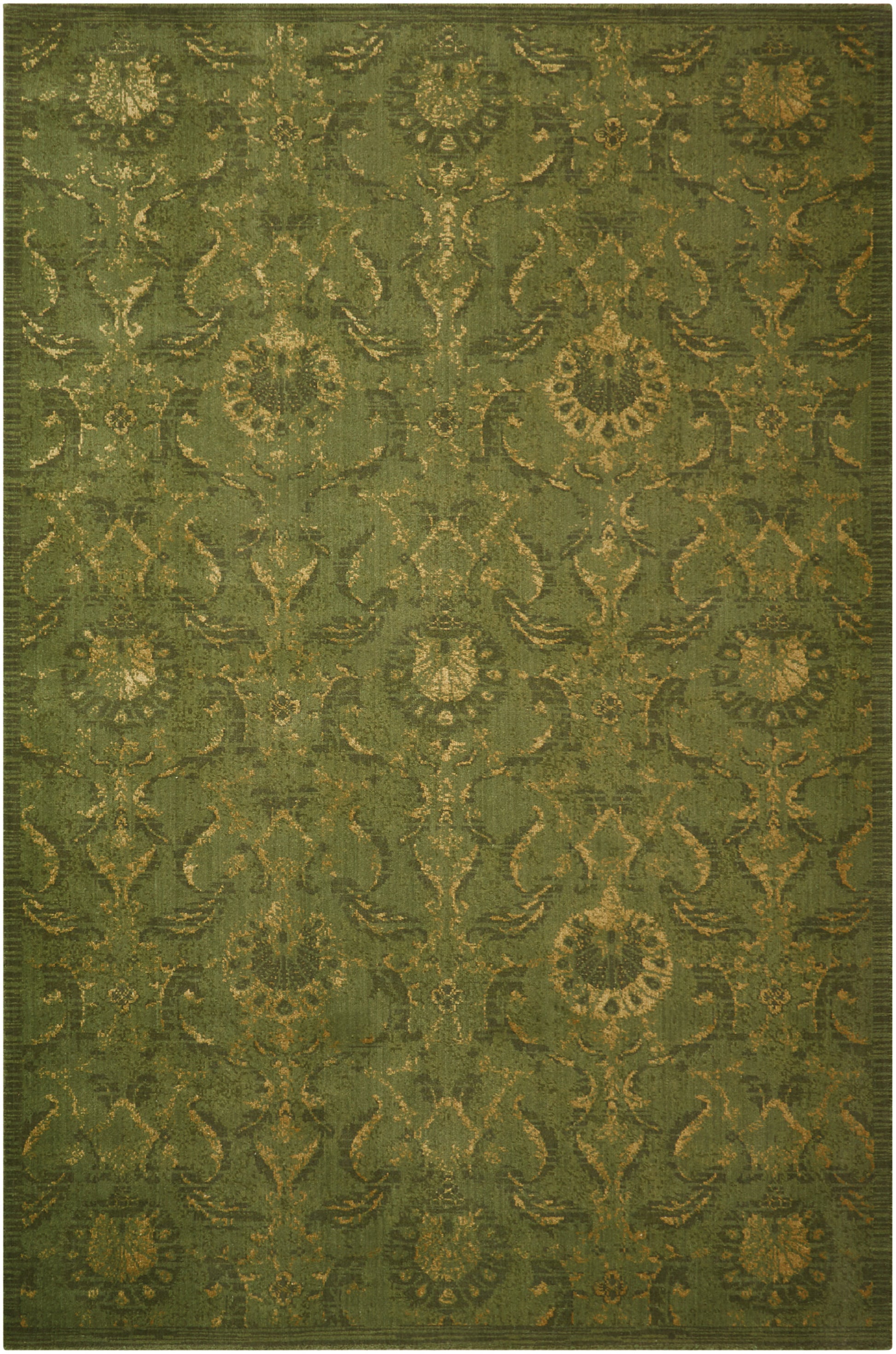 Nourison Home Silken Allure  Light Green  