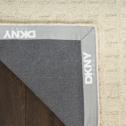 DKNY Pure Grids  Ivory Beige  Contemporary