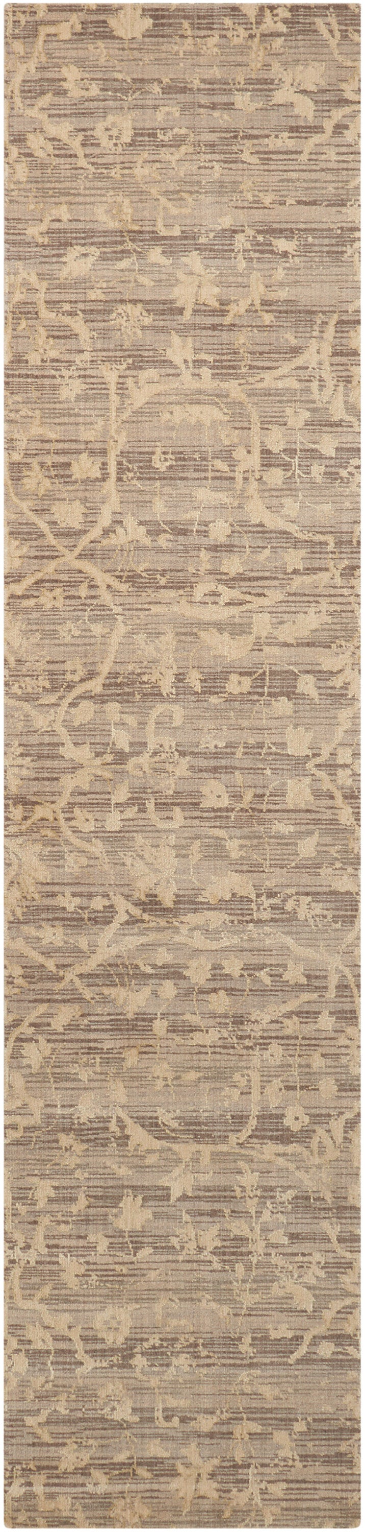 Nourison Home Silk Elements SKE22 Taupe Traditional Loomed Rug