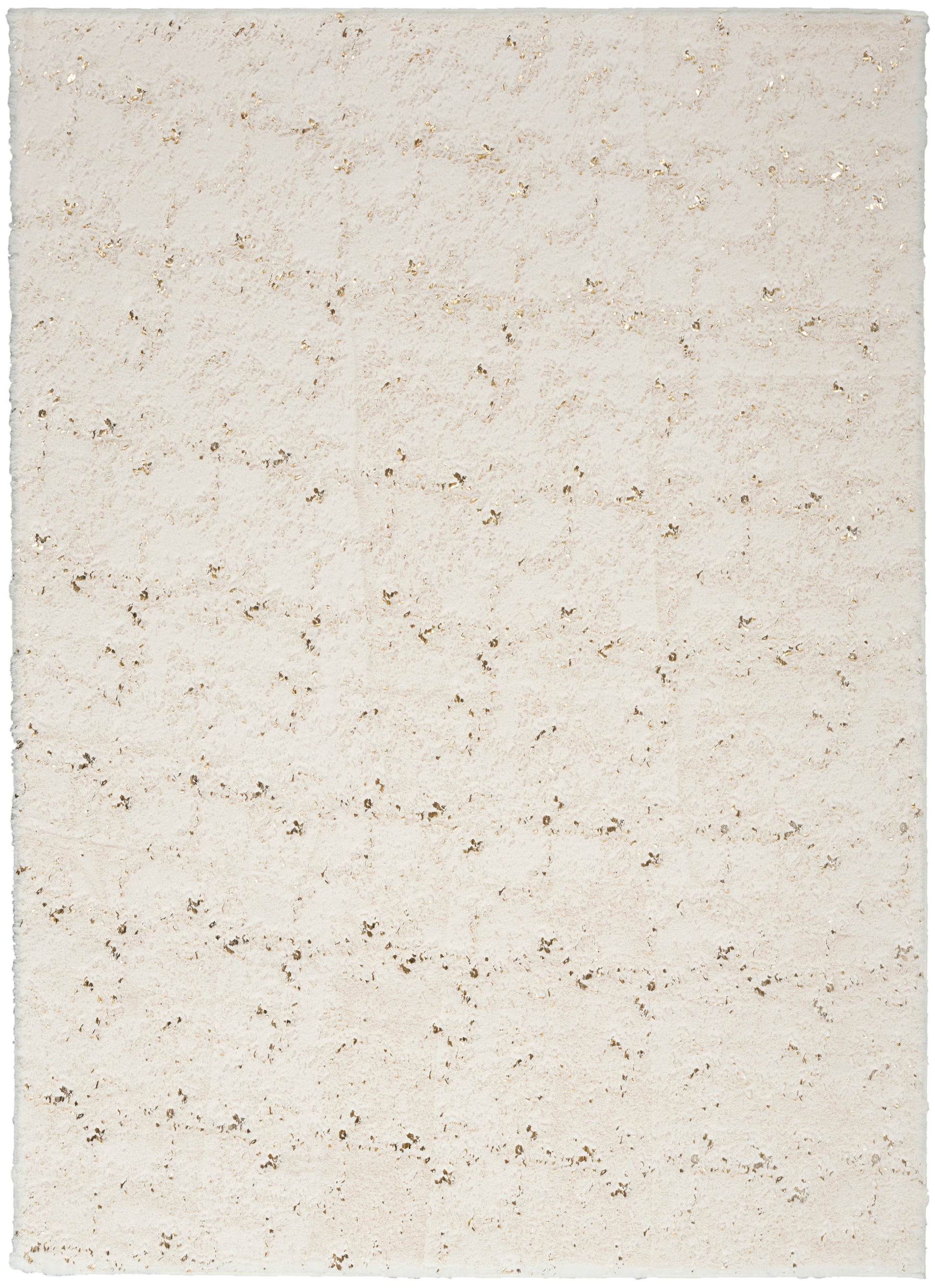 Nourison Home Cozy Shimmer  Ivory Gold  Contemporary