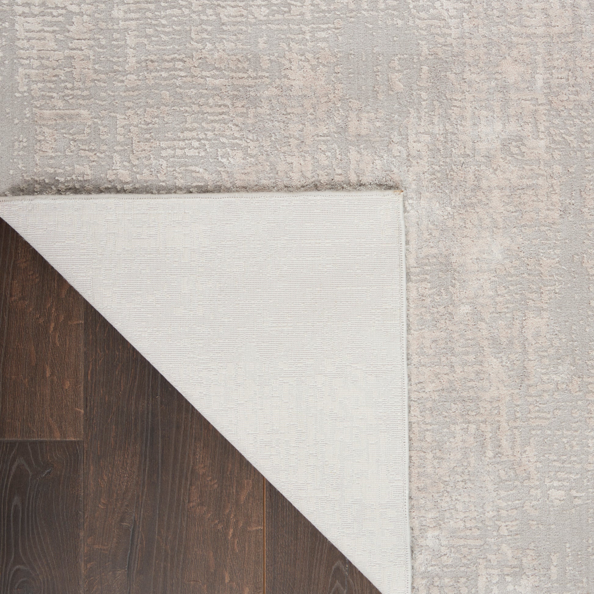 Nourison Home Silky Textures  Ivory Grey  Contemporary