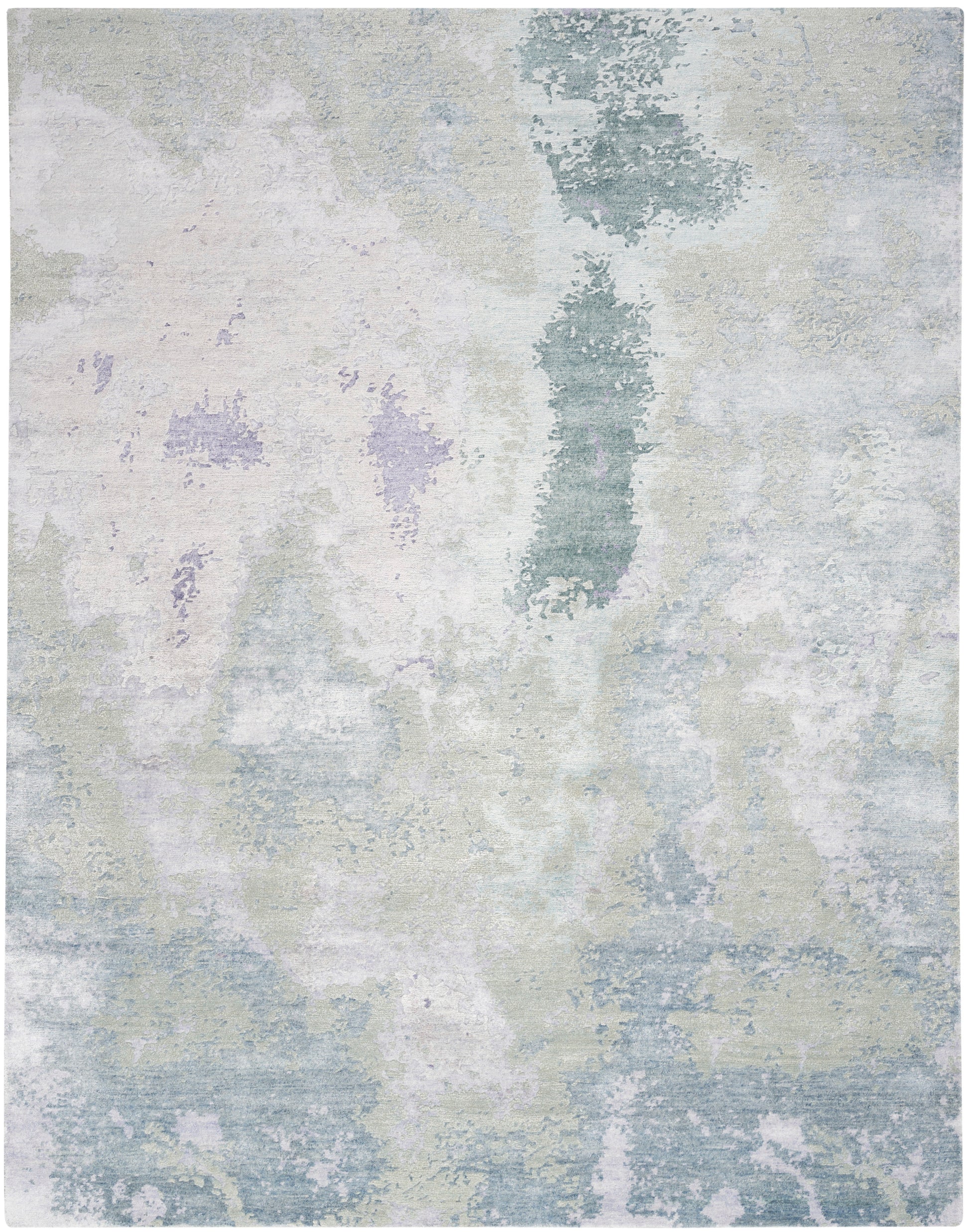 Nourison Home Silk Shadows  Blue Green  Contemporary