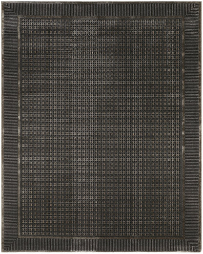 Nourison Home Nordic NRC03 Black Taupe Contemporary Power-loomed Rug