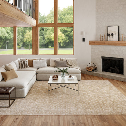 Nourison Home Washable Charm  Beige Ivory  Contemporary