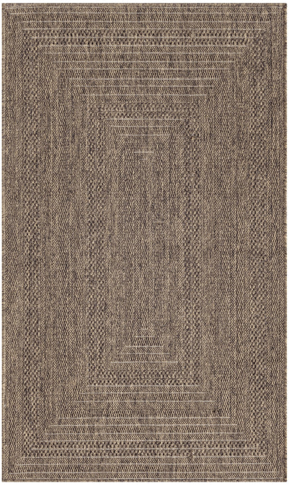 Nourison Home Tulum TLM04 Brown Contemporary Loom-woven Rug